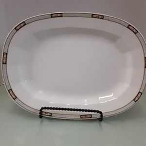 Edwin M Knowles Vitreous China Oval Platter